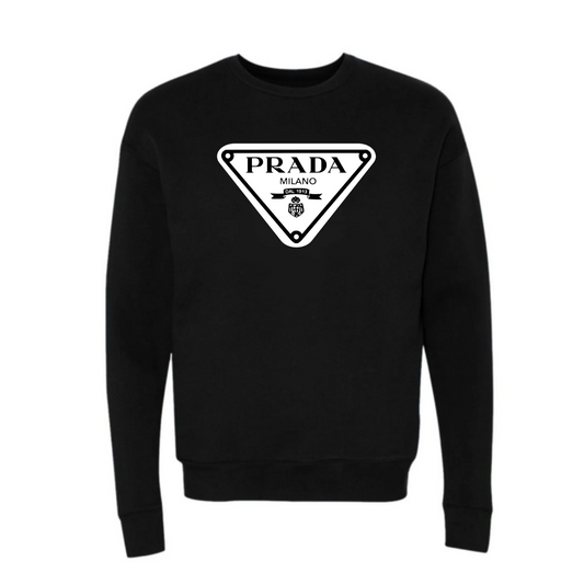NOW OR NEVER- BLACK CREWNECK