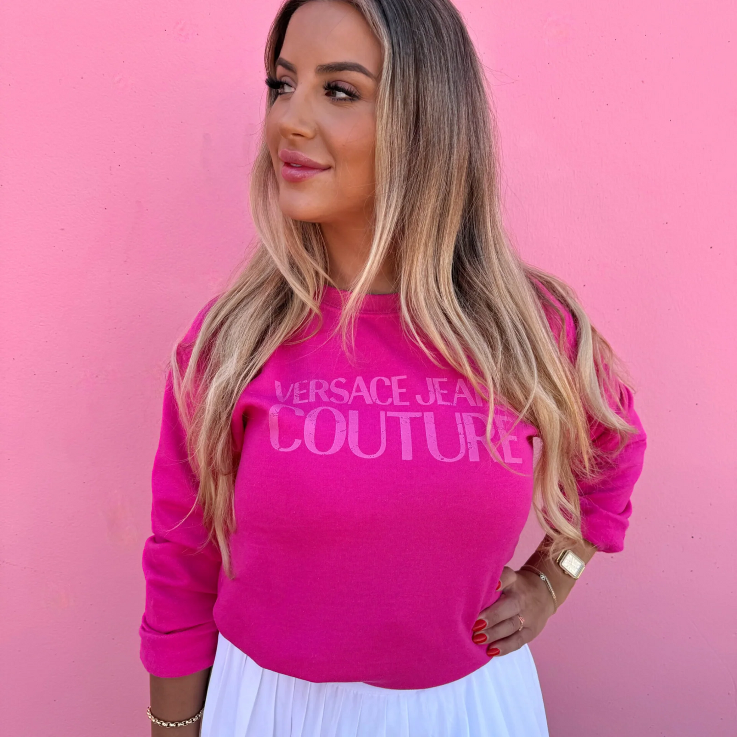 THAT GIRL - PINK CREWNECK
