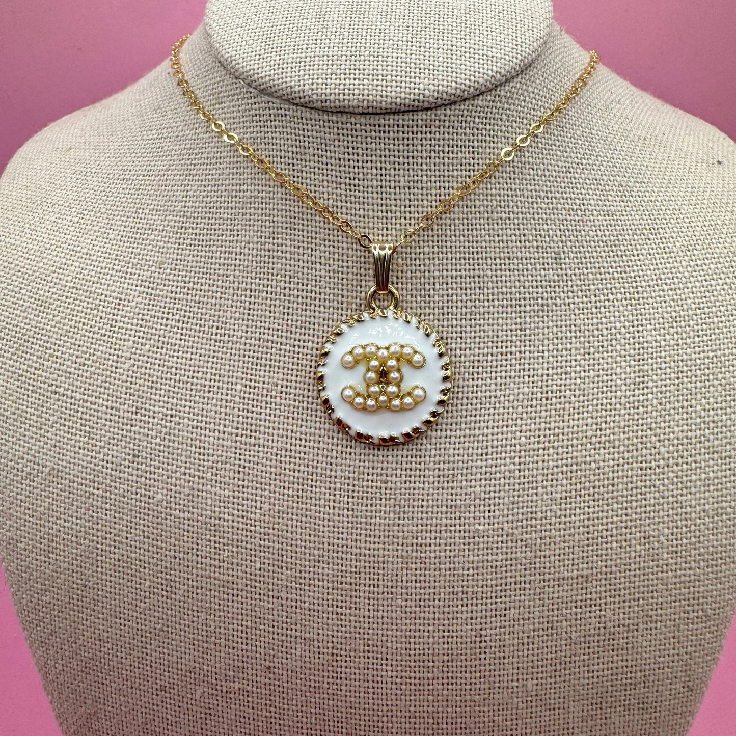 14K GOLD FILLED FLAT CABLE CHAIN NECKLACE