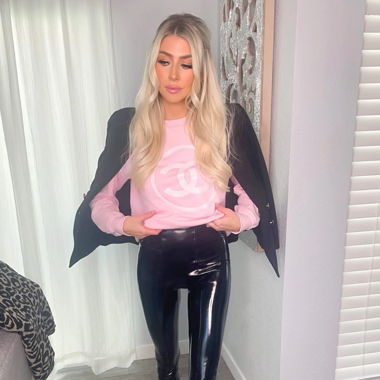 GOOD AS YOU- PINK CREWNECK