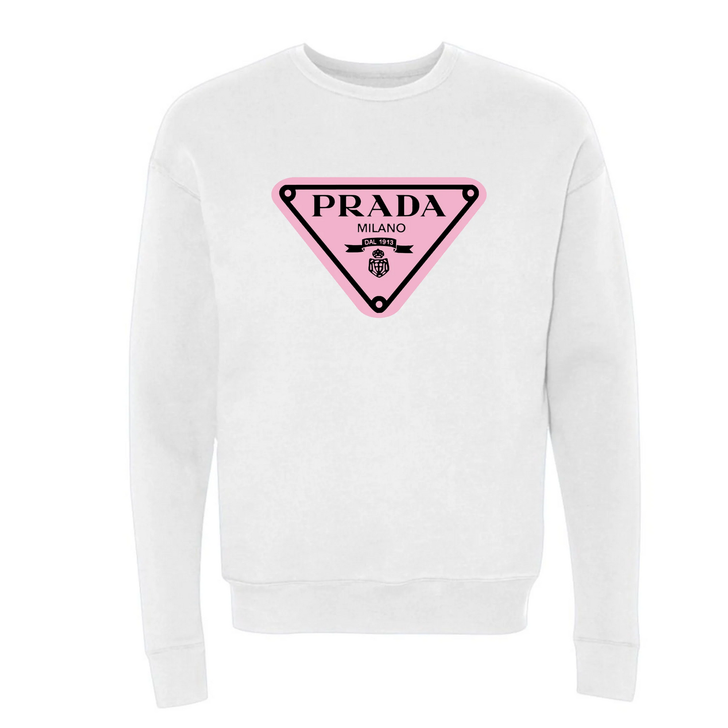 HERE WITH ME- WHITE CREWNECK
