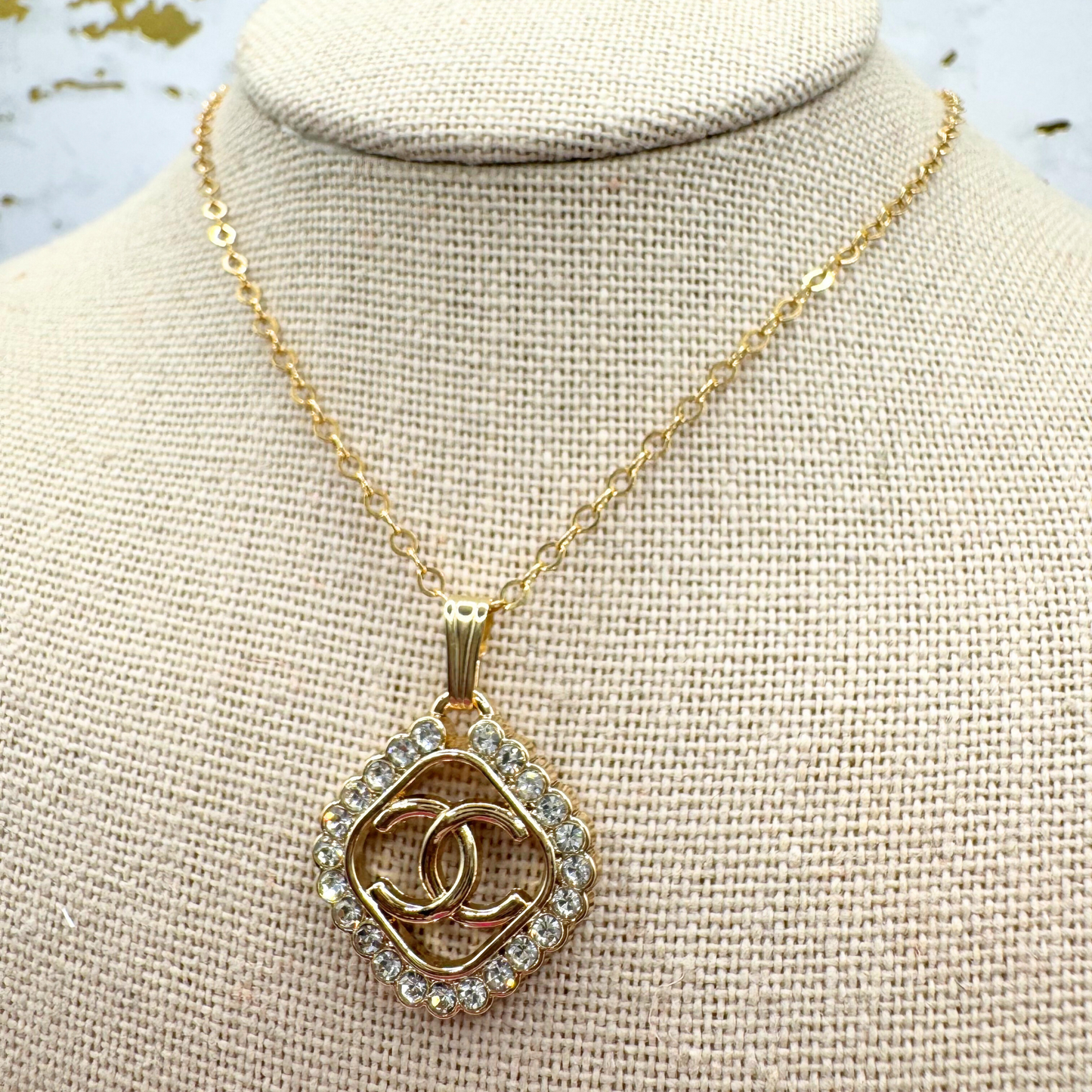 14K GOLD FILLED FLAT CABLE CHAIN NECKLACE