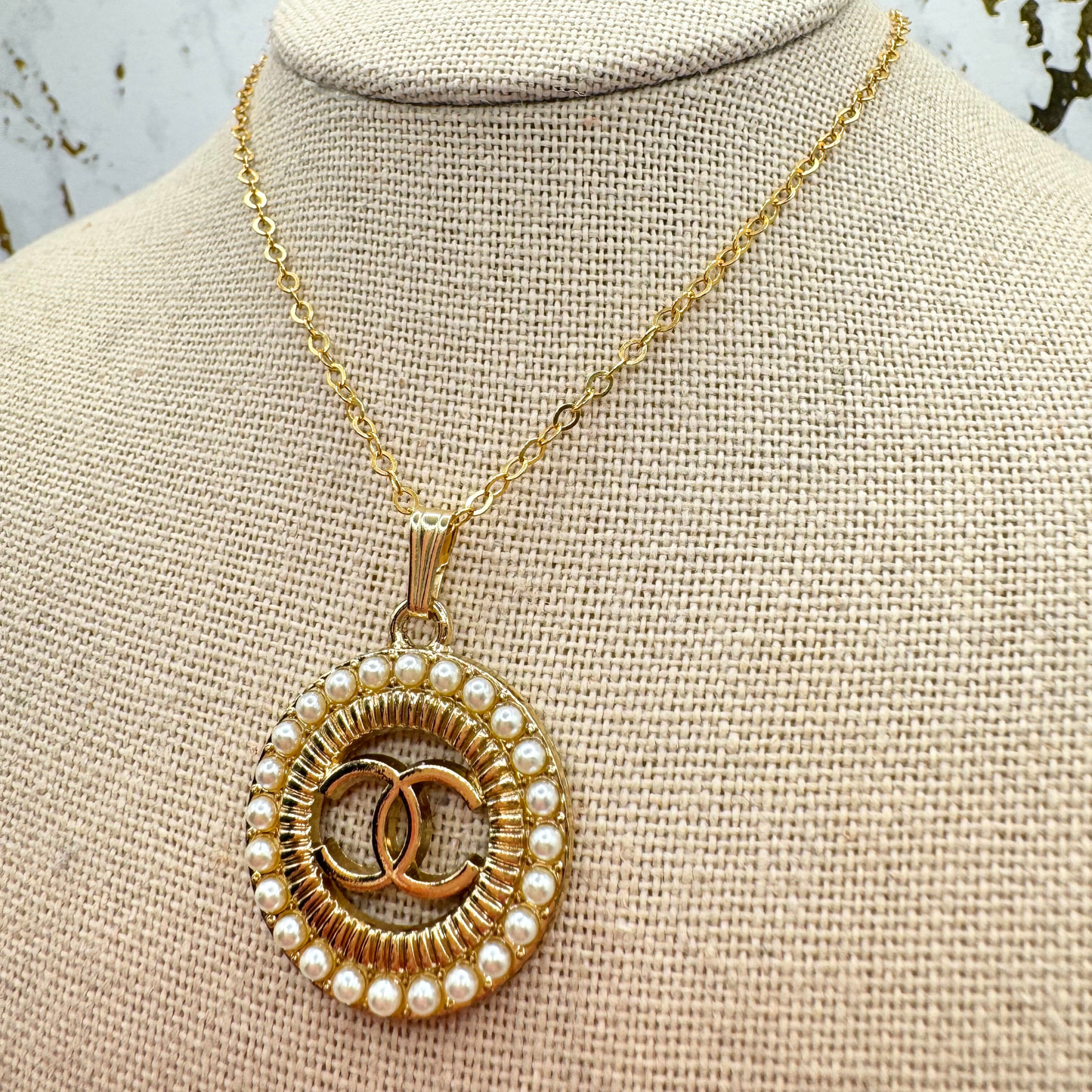 14K GOLD FILLED FLAT CABLE CHAIN NECKLACE