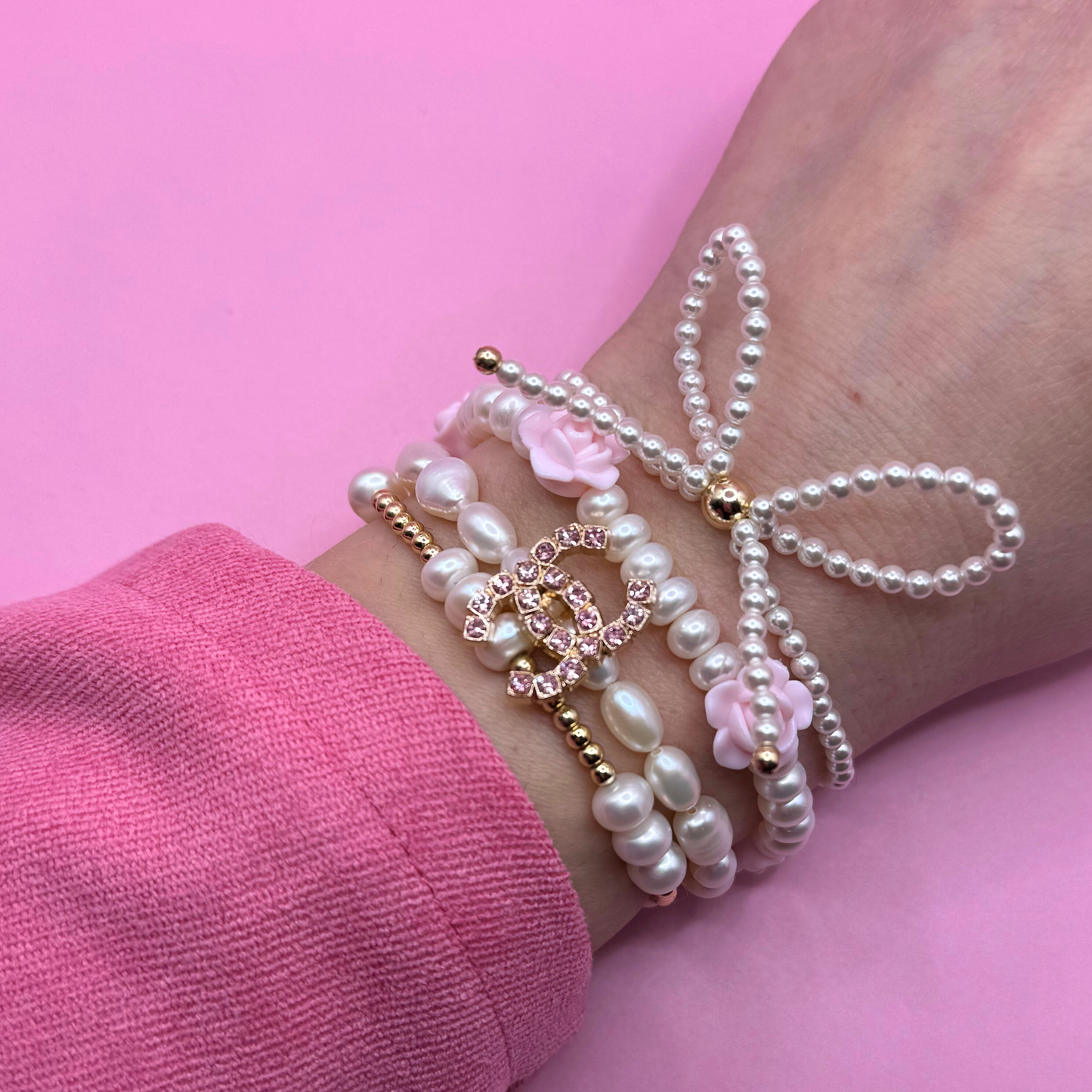 CHANEL BRACELET -FRESHWATER PEARLS