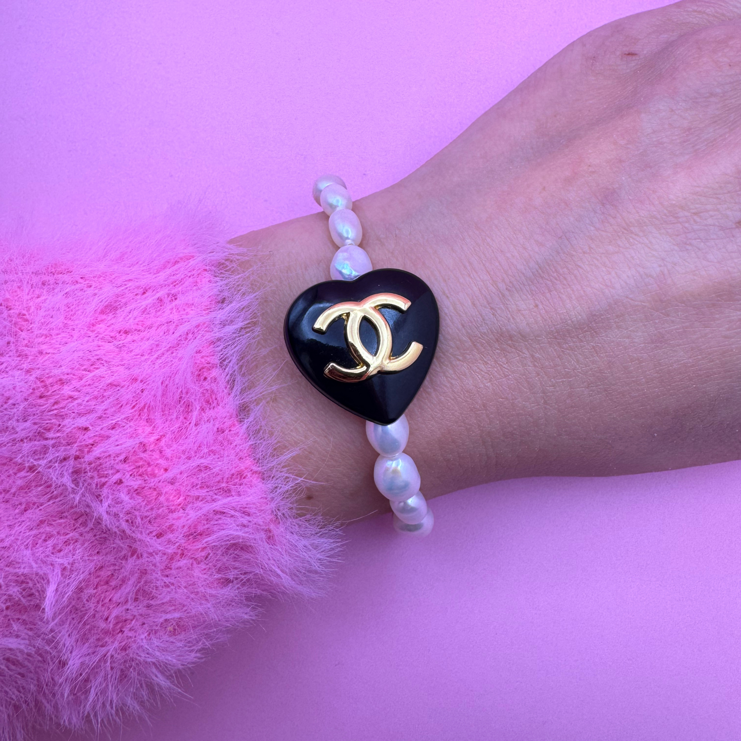 CHANEL BRACELET -FRESHWATER PEARLS