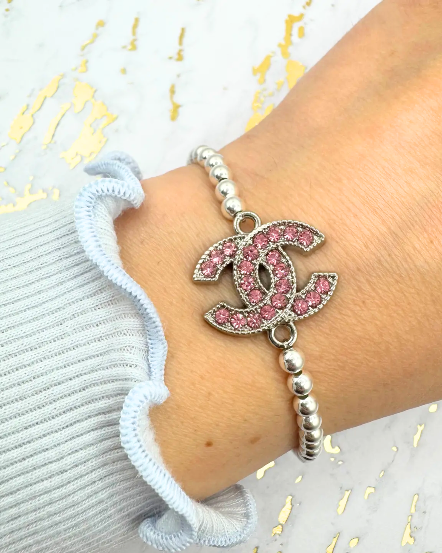 4MM 925 STERLING SILVER CHANEL BRACELET