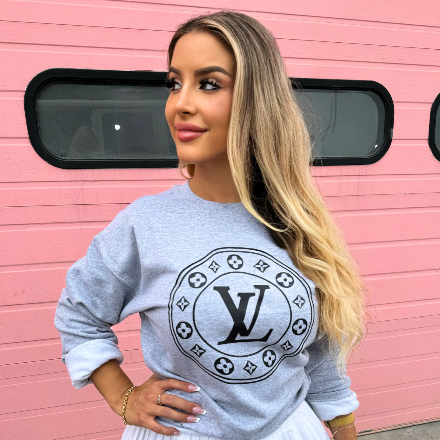 IM STILL YOURS- GREY CREWNECK
