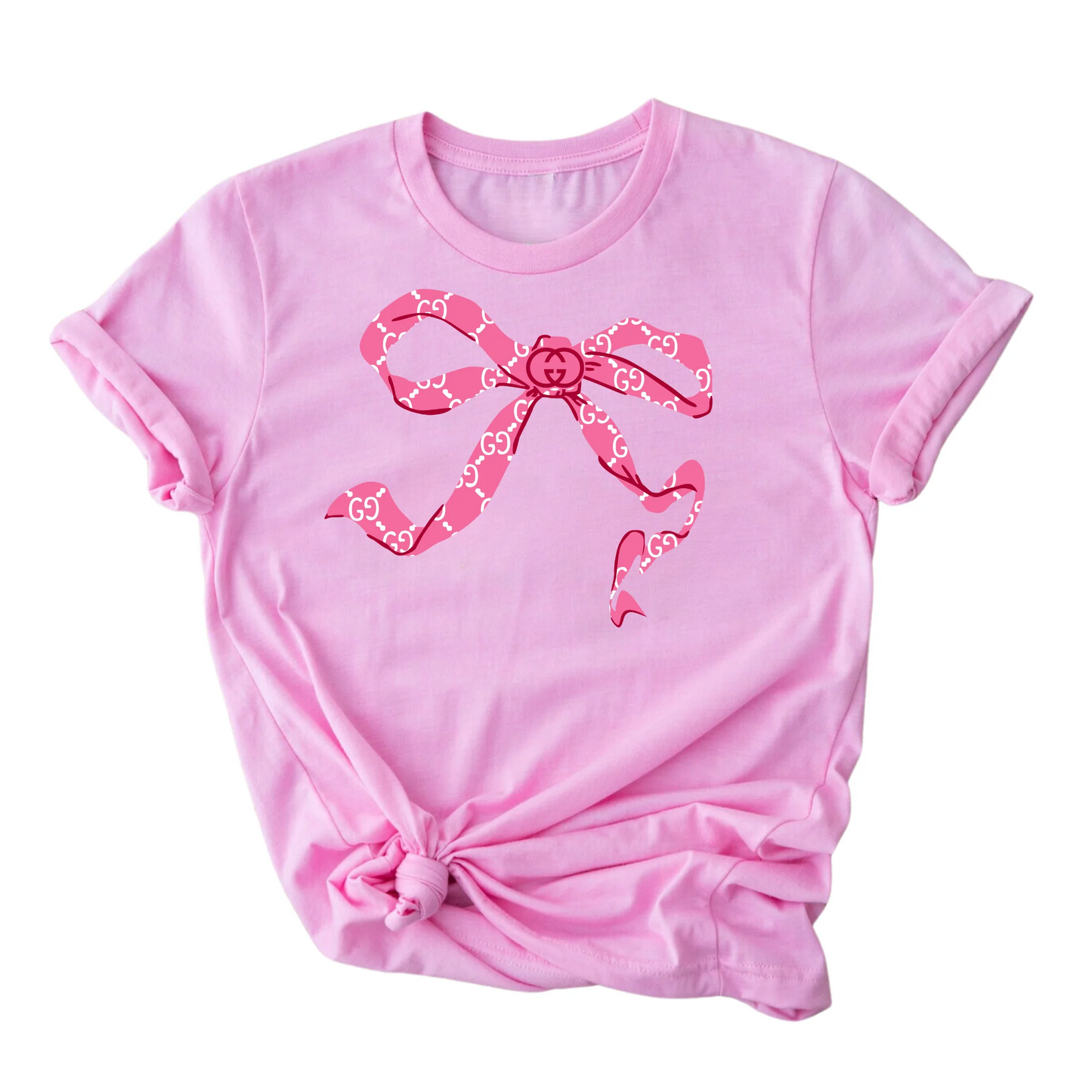BOW GIRL- PINK GRAPHIC