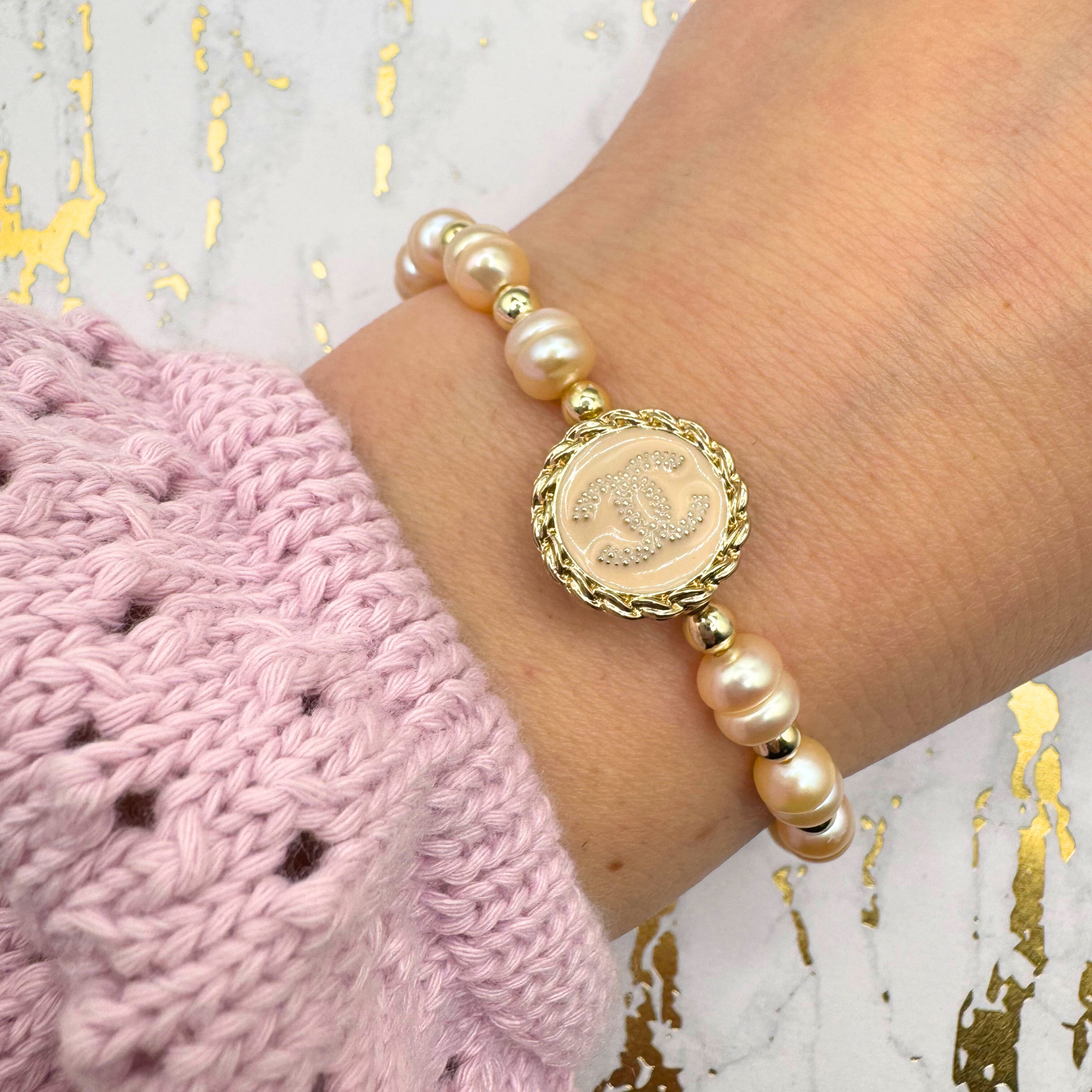 FRESH WATER PEARLS +14K GOLD FILLED MIX