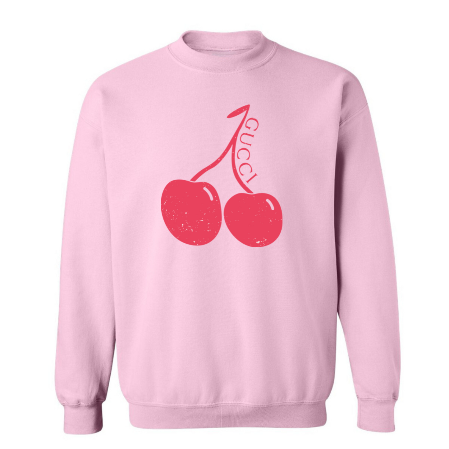 CHERRY CREWNECK- (2 COLORS)