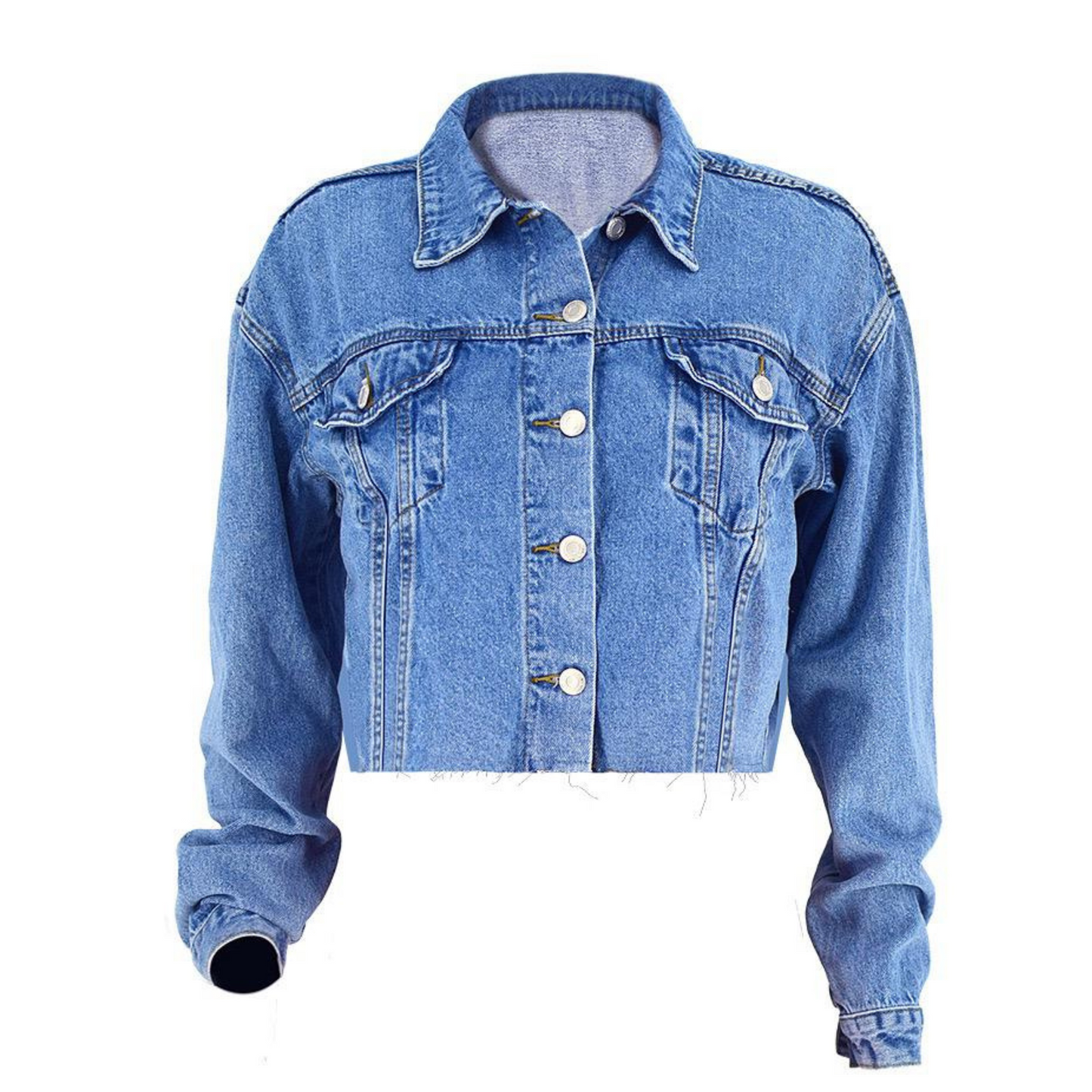 LOUIS WHITE BLUE DENIM JACKET