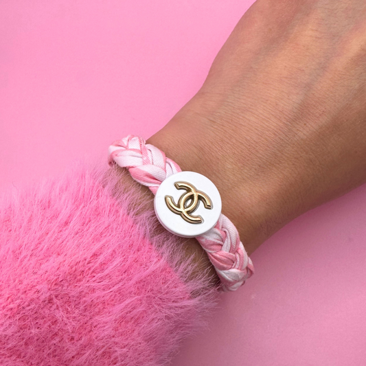 CHANEL COTTON BRAIDED BRACELET