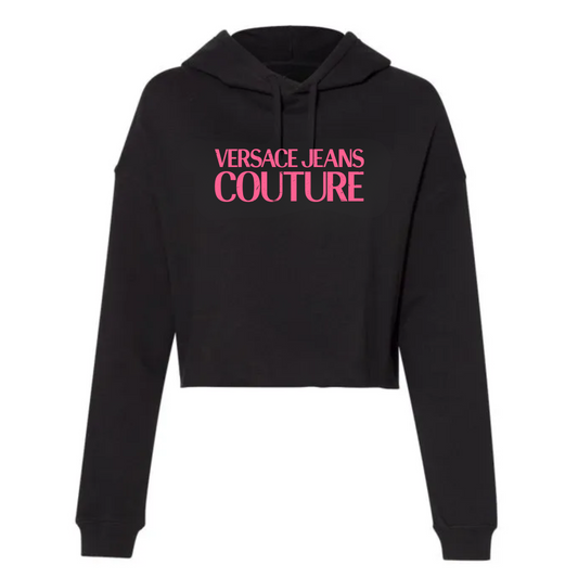 COUTURE JEANS- CROPPED HOODIE (2 COLORS)