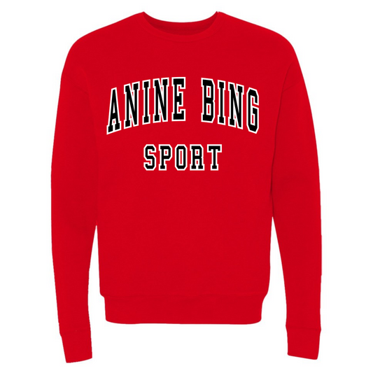 ANNE SPORT-RED CREWNECK