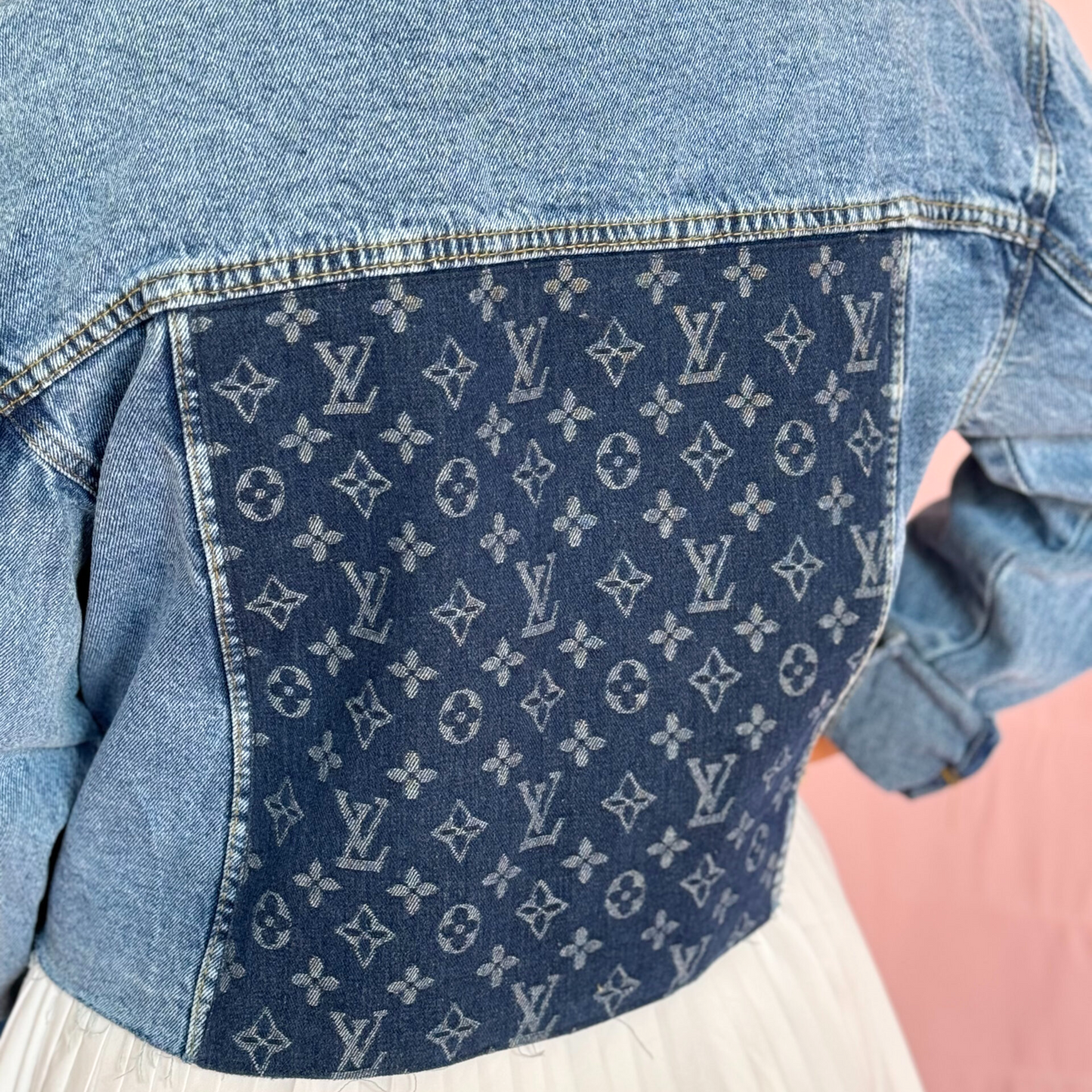 LOUIS VUITTON DENIM JACKET- BLUE