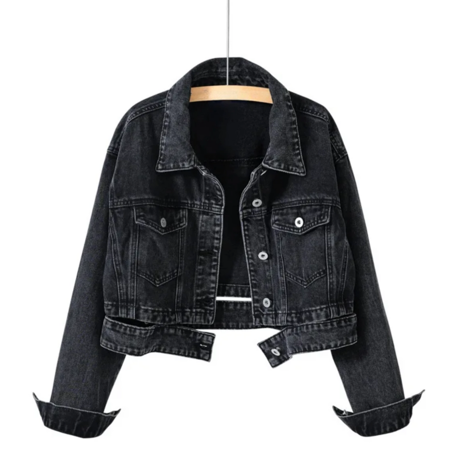 LOUIS VITTON DENIM JACKET - BLACK