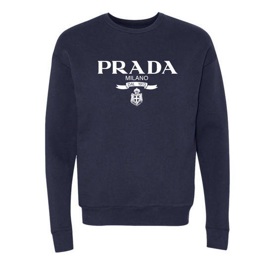 WHAT A FEELING - NAVY CREWNECK