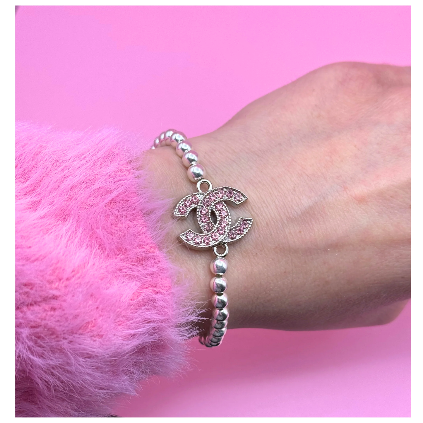 4MM 925 STERLING SILVER CHANEL BRACELET