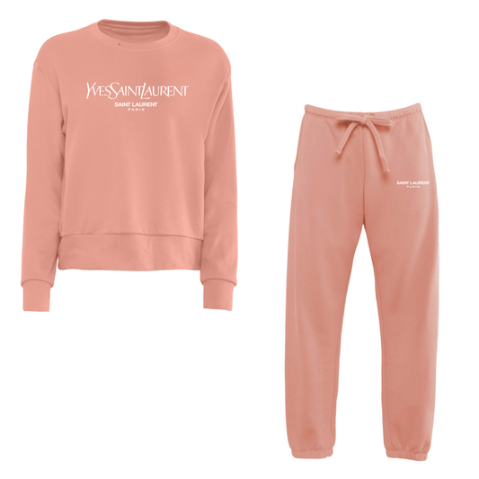 SAINT LAURENT- DUSY PINK LOUNGE SET