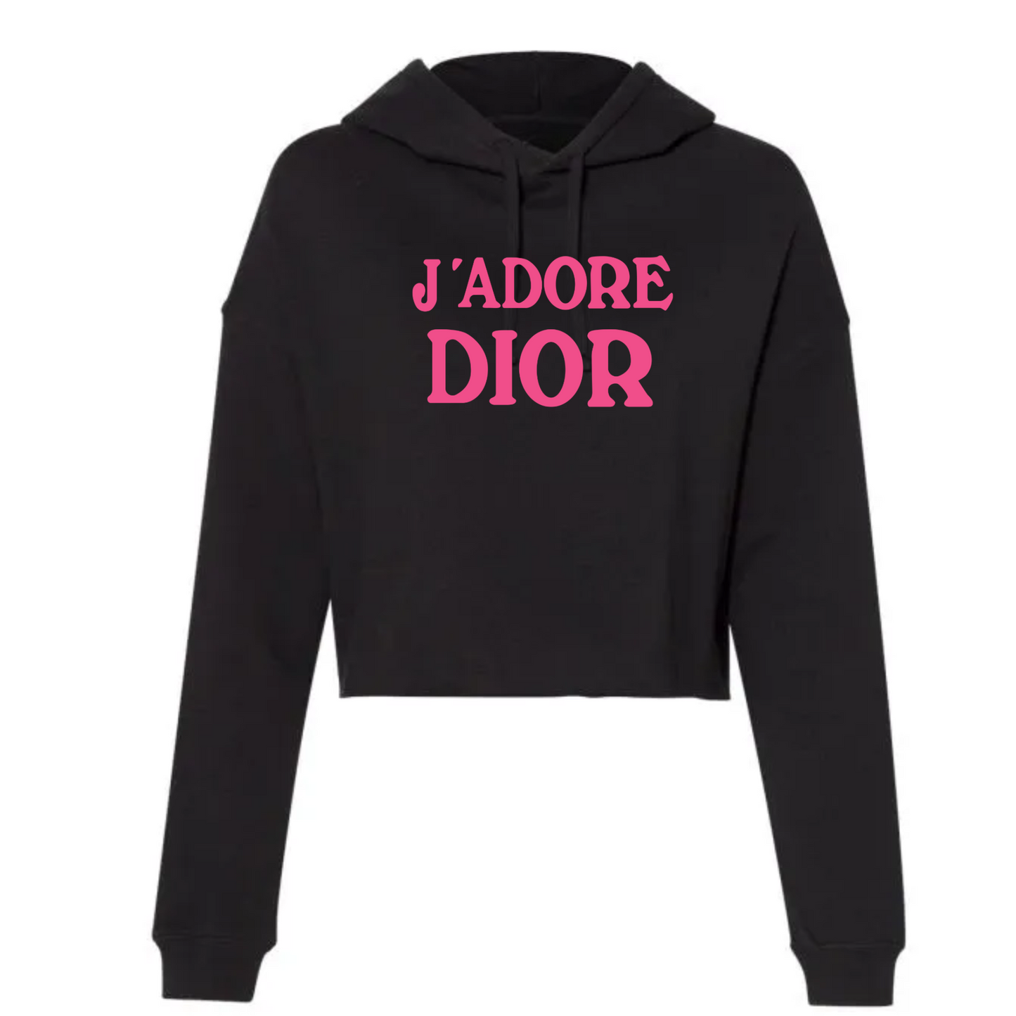 J`ADORE - CROPPED HOODIE