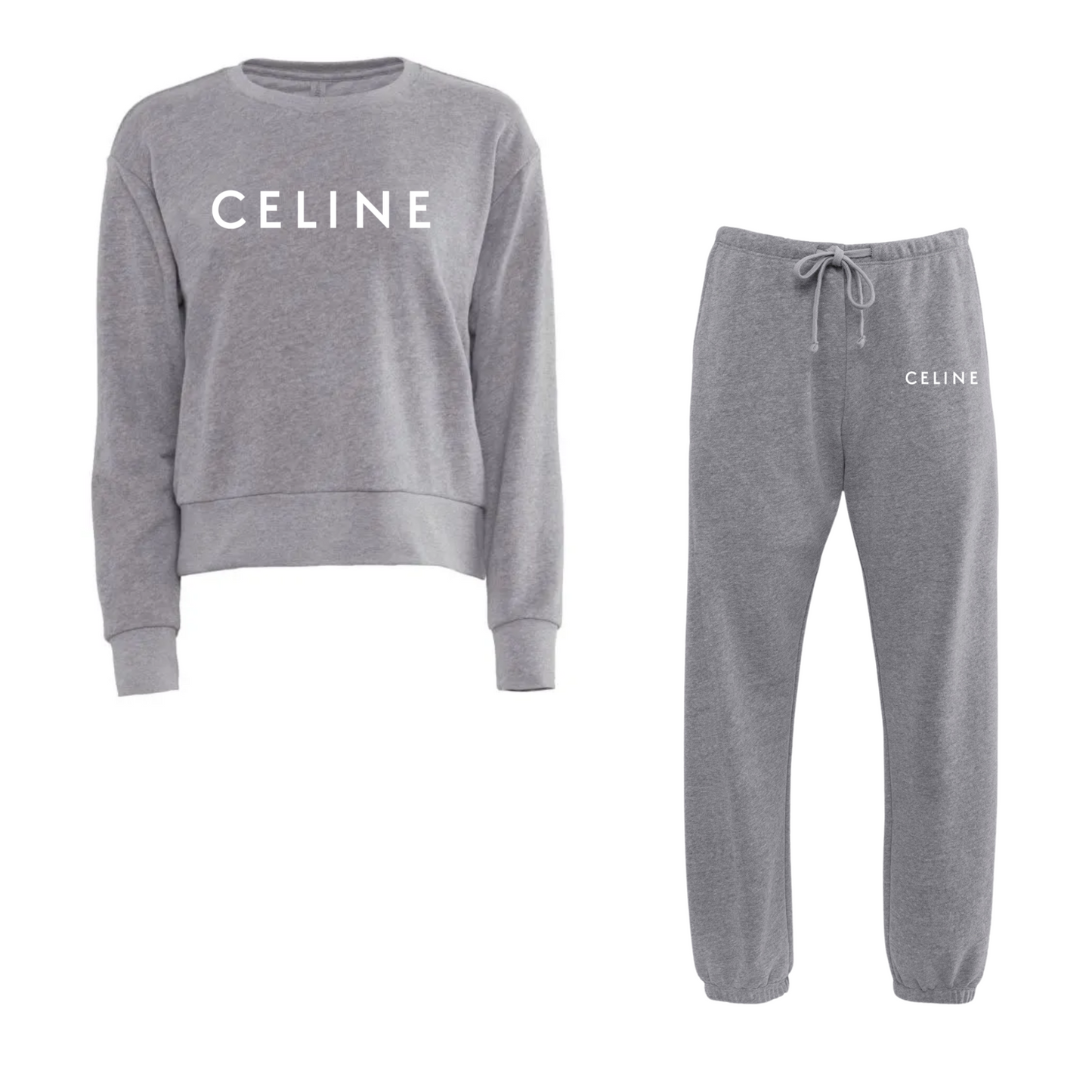 CELINE – GREY LOUNGE SET