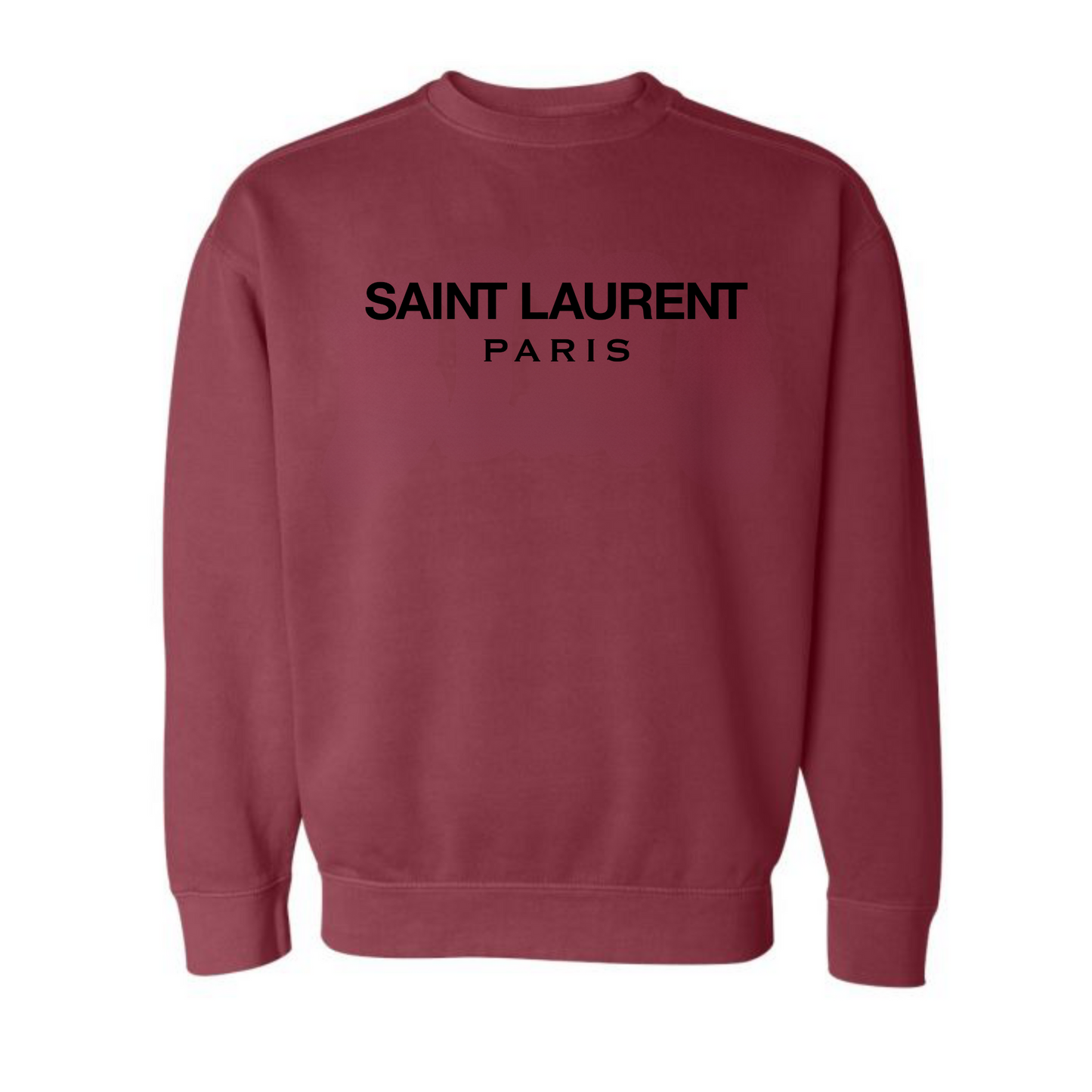 PLEASED TO MEET YOU- MAROON CREWNECK