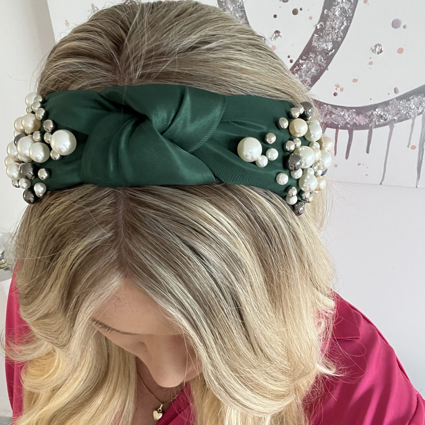 PEARL GREEN- HEADBAND