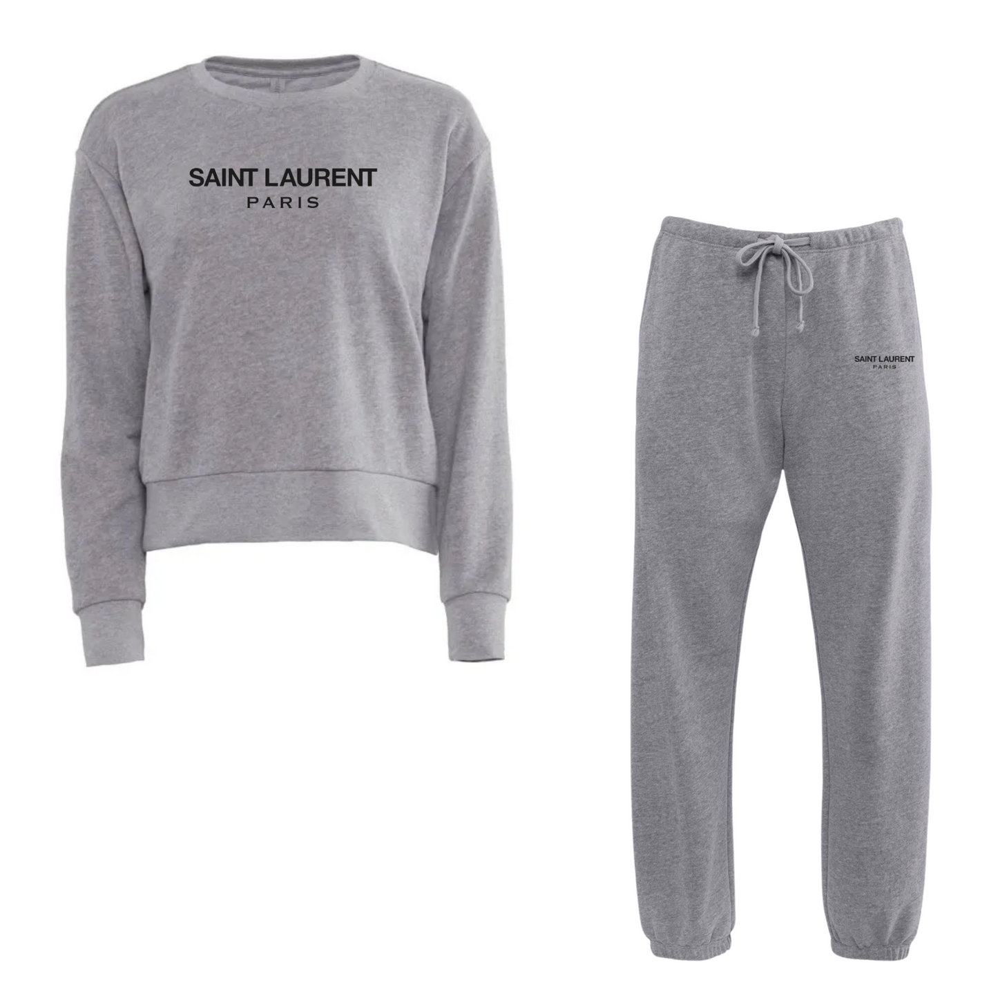 SAINT LAURENT- GREY LOUNGE SET