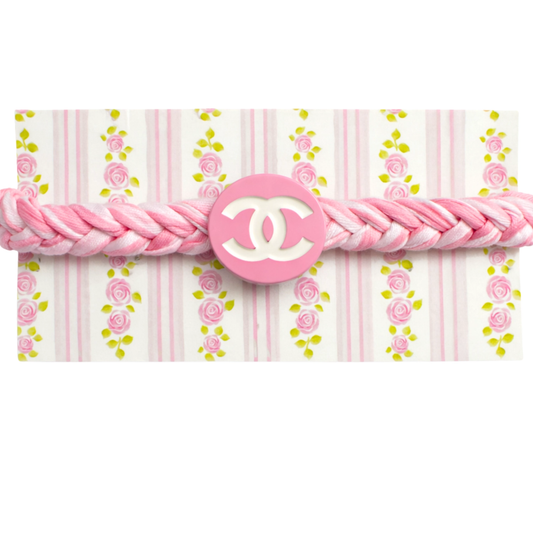 Blush Rose Liberty Fabric Bracelet