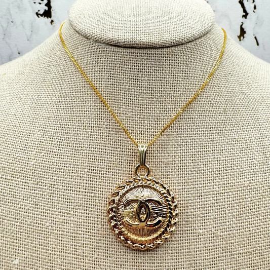 14K GOLD FILLED FLAT CABLE CHAIN NECKLACE