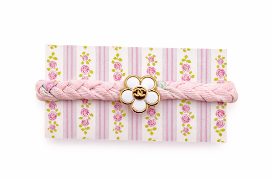 Blush Rose Liberty Fabric Bracelet