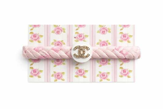 Blush Rose Liberty Fabric Bracelet