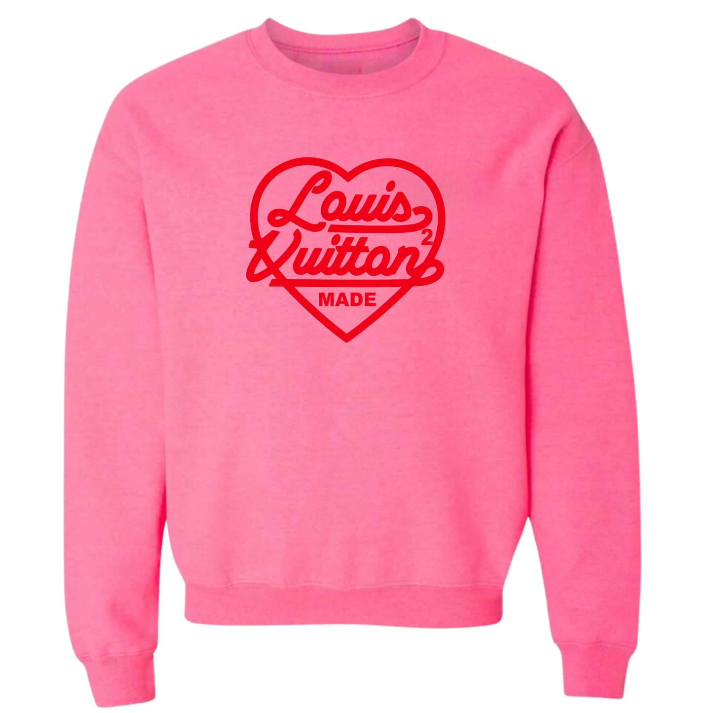 LUV YEAH! - PINK CREWNECK